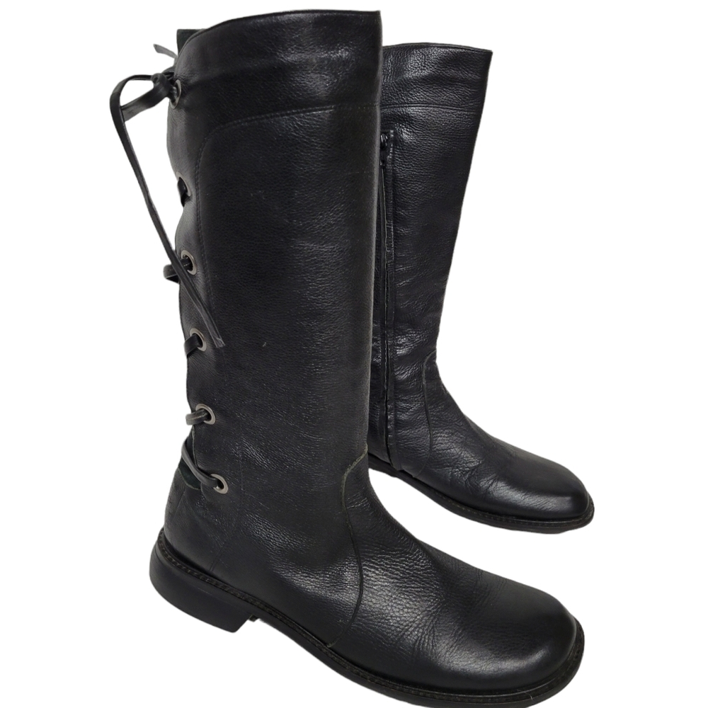 J Jill Tall Black Leather Boots 11
